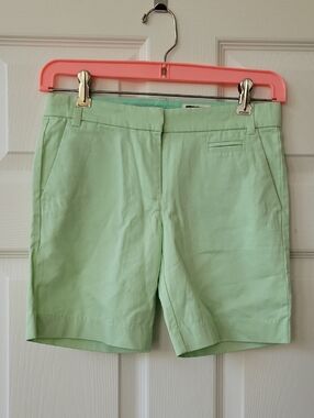 Crewcuts Light Green Girl's Chino Shorts, Sz 10